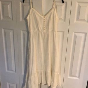 Aerie off white cotton dress